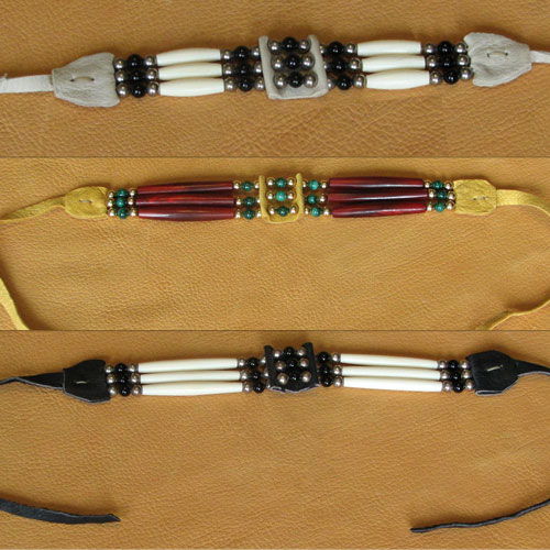 Three Strand Choker Horn or Bone Mesa Farm Native American