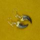 Alaskan Wolf Claw and Sterling Silver Earrings