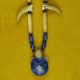 Turtle Claw & Gemstone Turtle with Gemstone Beads Necklace #103