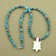 Bone Animal Cutout & Gemstone Chips Necklace 107