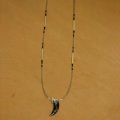 Alaskan Wolf Claw and Heishe Necklace